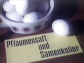 vintage 70s german - Pflaumensaft und Samenkoller  - cc79